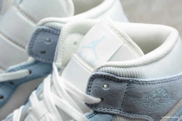 Air Jordan Textures Mixed DA4666-100 1 Mid Blue 1126